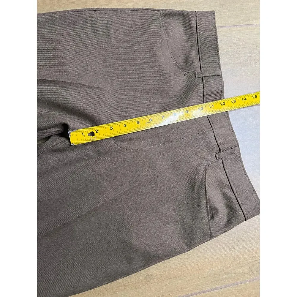 Vintage 80s Levi’s‎ Action Slacks Brown Dress Pants Talon Zip Classic Sz 34x31